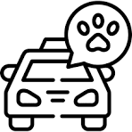 Pet Taxi and Transport icon